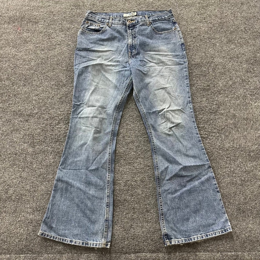 Canyon River Blues Jeans Womens Size 13 Blue Cotton Flare Leg Denim Y2K Casual